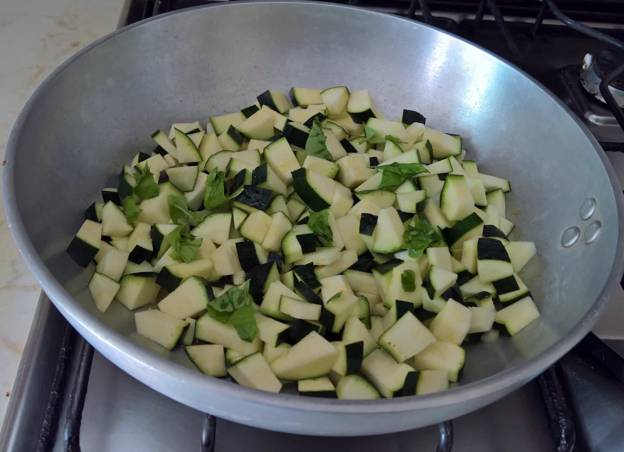 spaghetti con zucchine